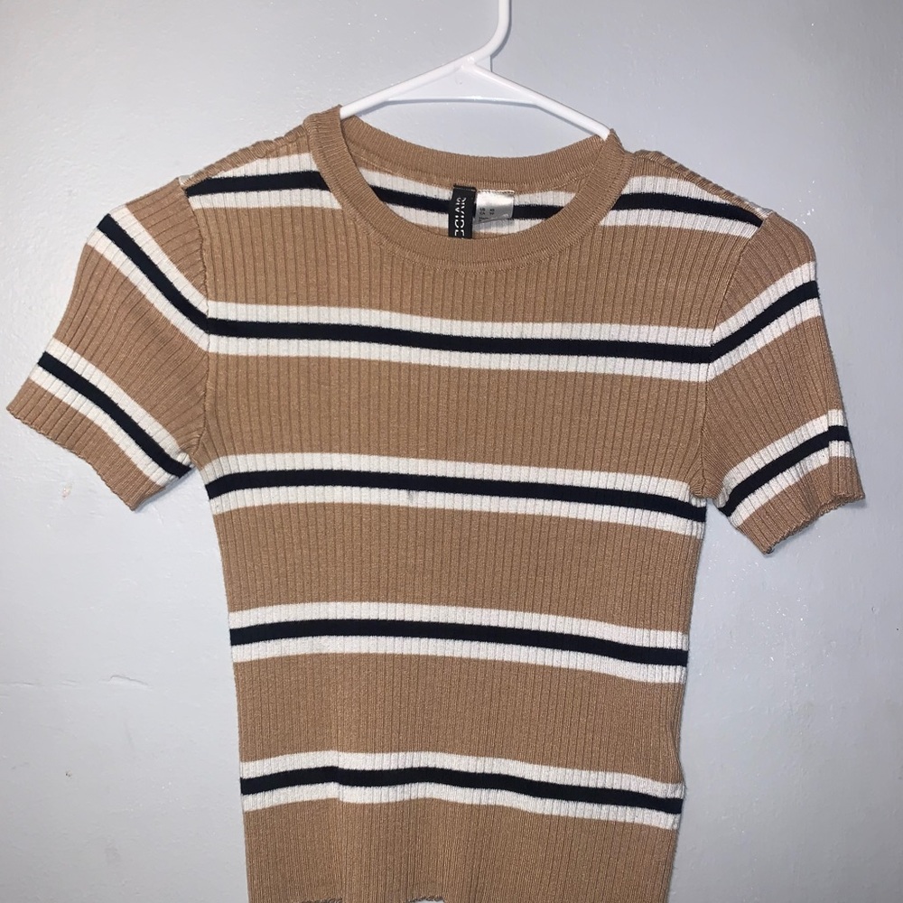 Black and white striped shirt